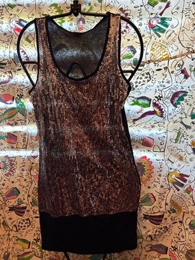 Sequin tunic
